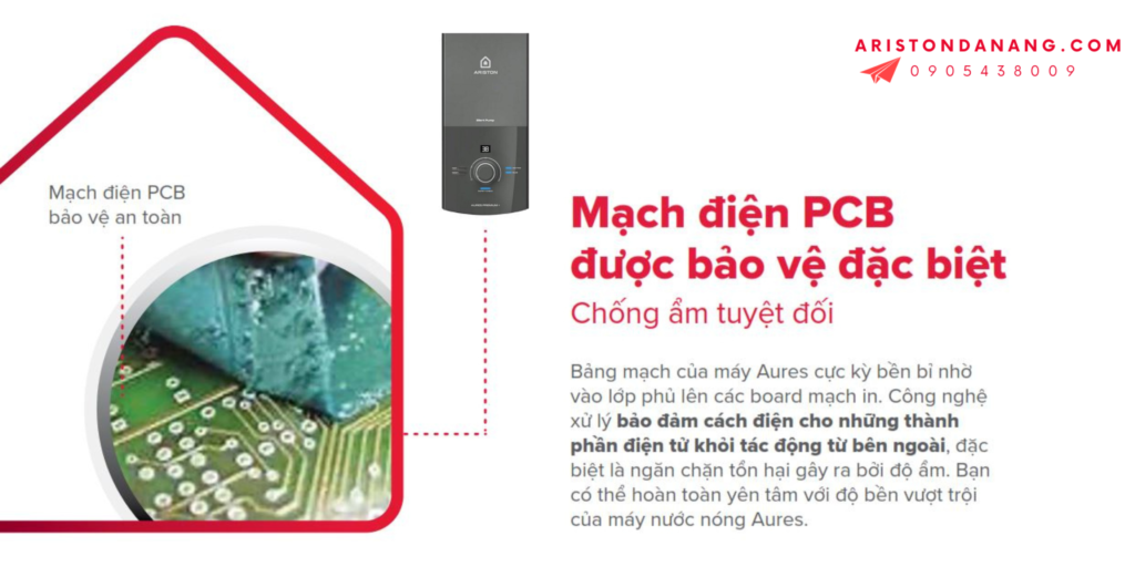 Máy Nước Nóng Trực Tiếp Ariston AURES PREMIUM+ 4.5P (Có Bơm) 4 1