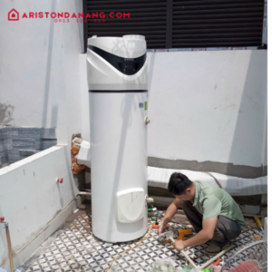 Lắp đặt máy nước nóng bơm nhiệt Ariston 200L Nuos Primo A+